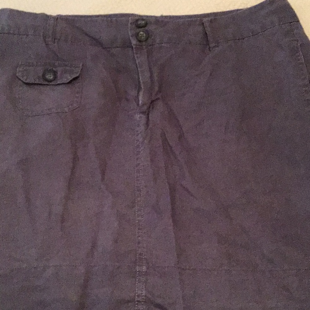 👠 3 for $15 - Blue linen skirt